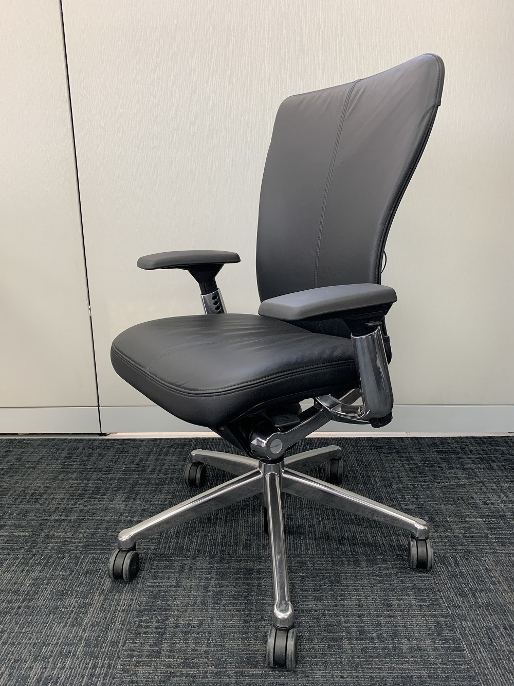 Haworth Zody in Black Leather